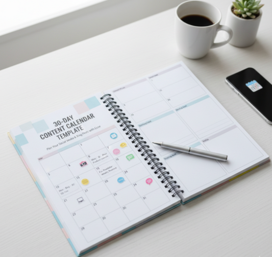 30-Day Content Calendar Template
